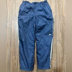 Vintage Wilson Fleece Lined Track Pants Navy Y2K 90s Men’s Large